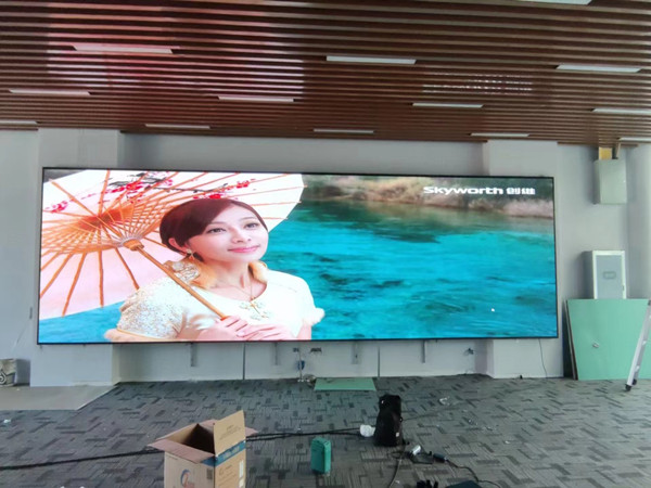 徐闻P1.53led小间距屏安装案例